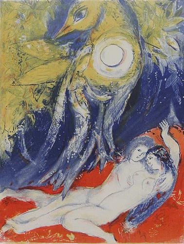 Entonces dijo el Rey en sí mismo contemporáneo Marc Chagall Pintura al óleo